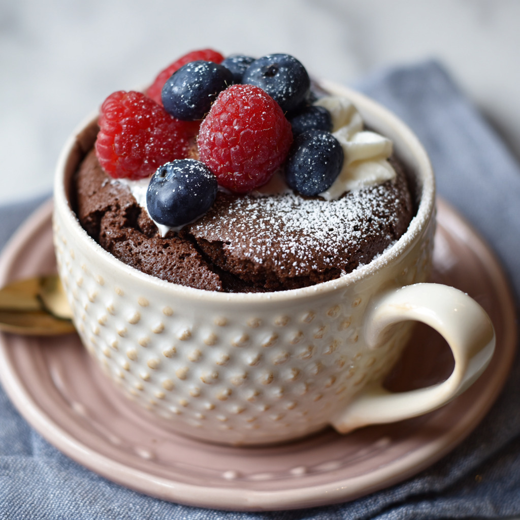 Chocolate Protein Mug Cake