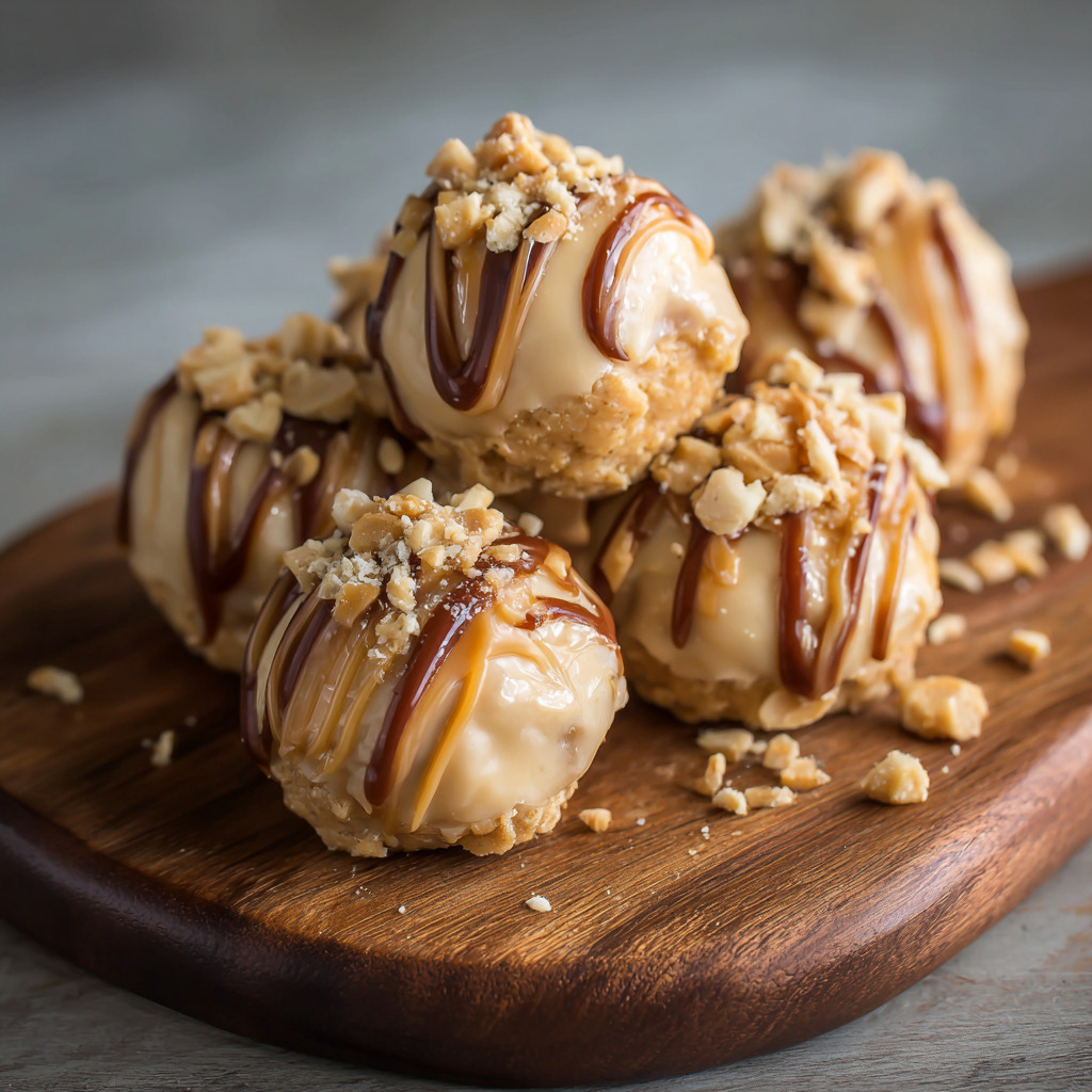 Frozen Greek Yogurt Peanut Butter Bites