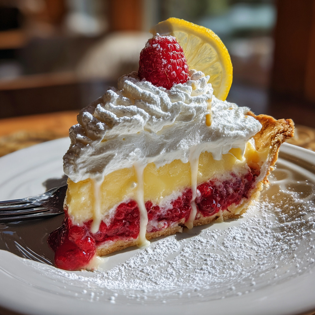 Lemon Raspberry Pie