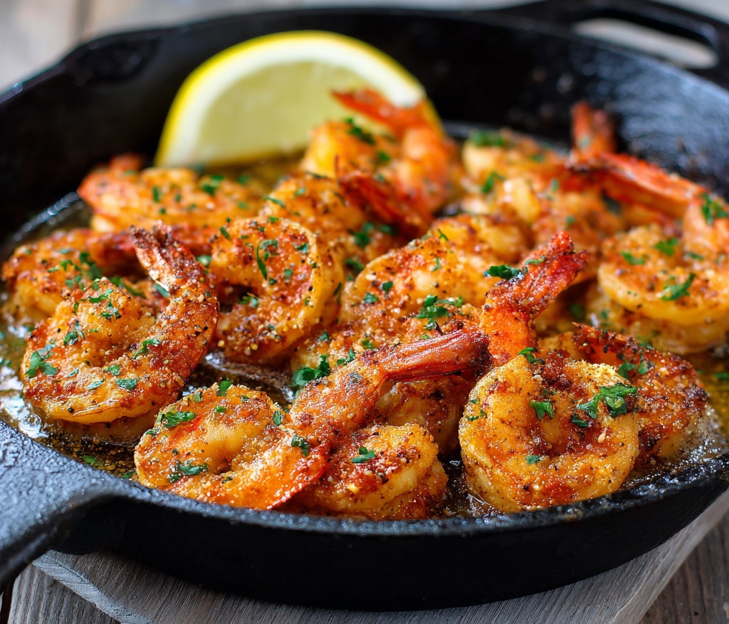 Baked Cajun Shrimp - Baked Cajun Shrimp